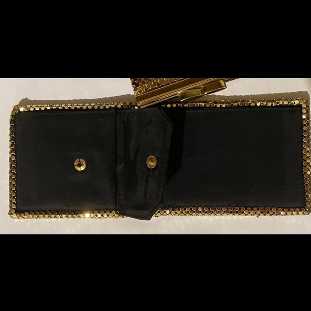 3 Vintage Whiting & Davis Gold Mesh Bifold Wallet Trifold Coin Evening Purse Bag - Picture 4 of 7
